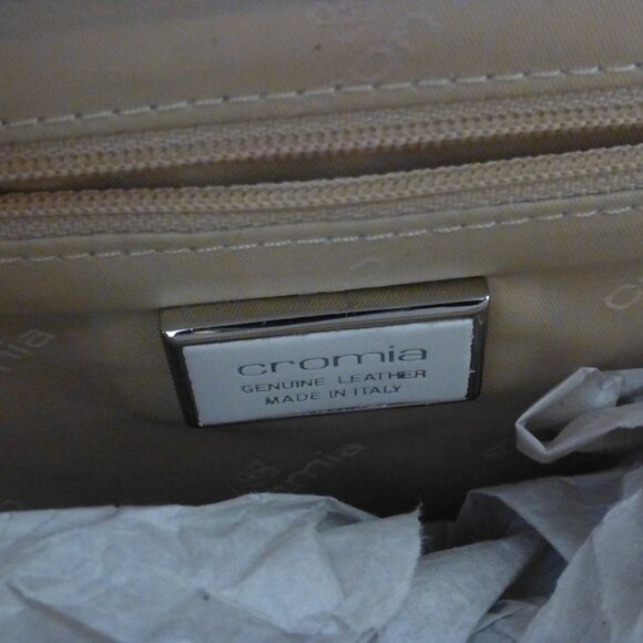 Cromia Handbag White Leather - Picture 4 of 5